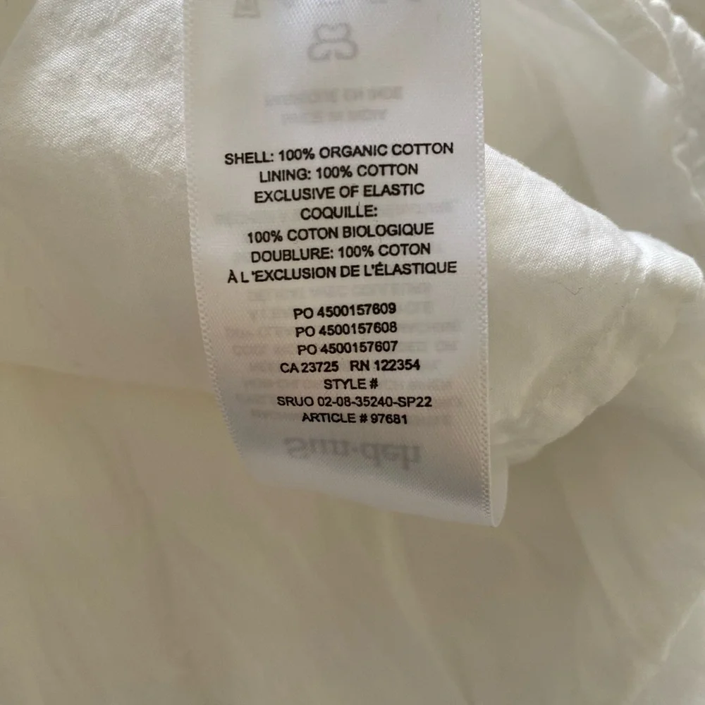 Aritzia Sunday Best White Puff Sleeve mini Dress - Picture 4 of 8